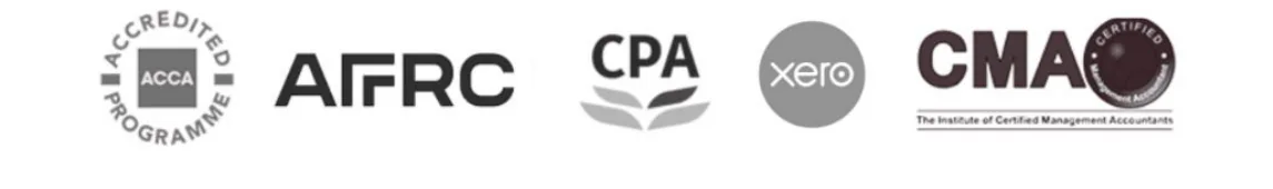 ACCA 認可培訓機構、AFRC 會計及財務匯報局、CPA 香港會計師公會、Xero、CMA 註冊管理會計師公會
