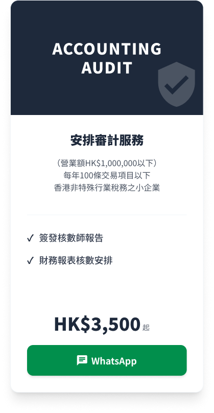 安排審計服務